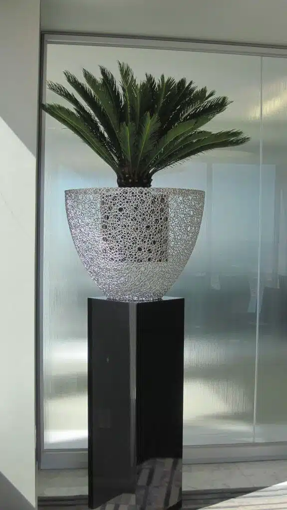 Decorative bowl indoor planting